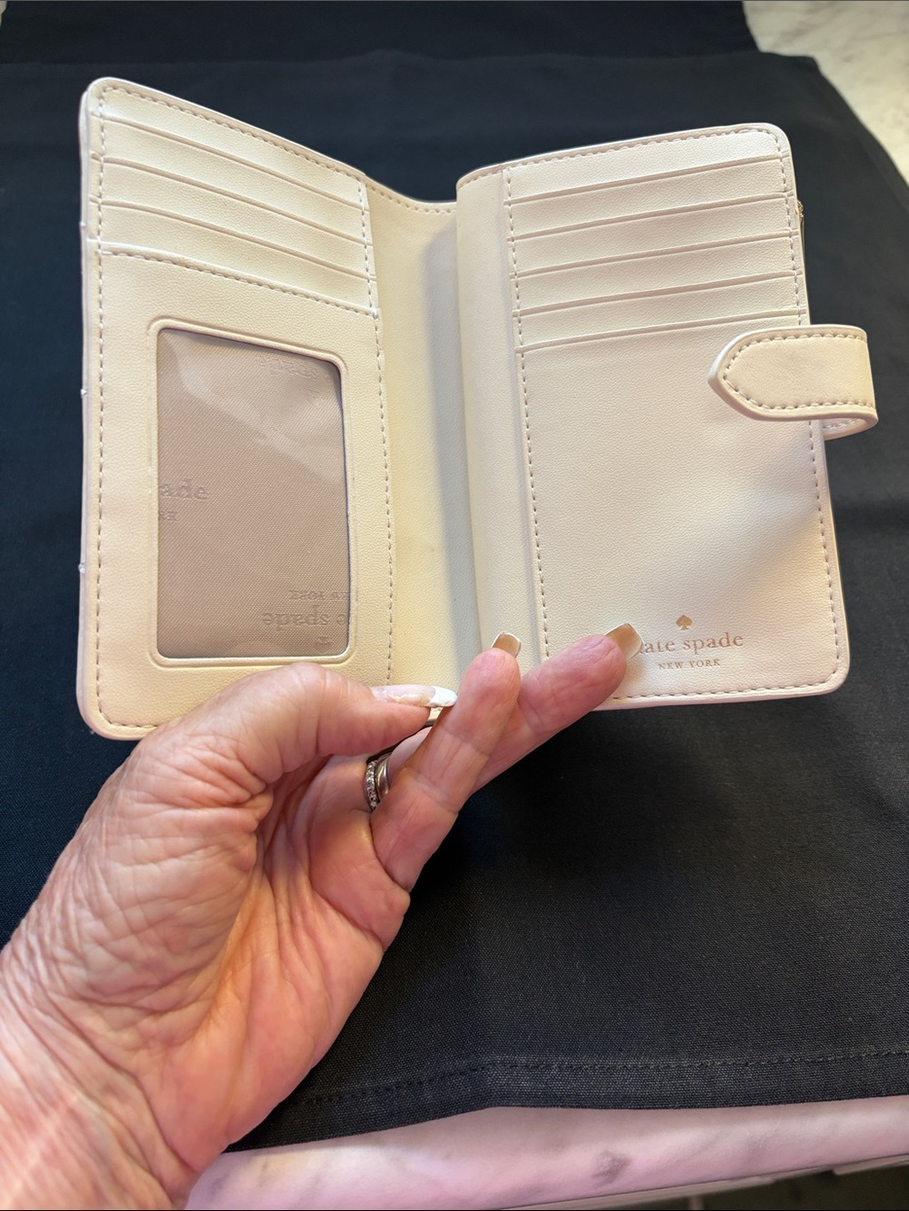 Kate Spade Quilted Medium Bi-Fold Wallet - Picture 4 of 8